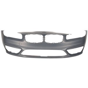 BLIC 5510-00-0071904P - Bumper (front, with engine under-cover fitting, BASIS, with fog lamp holes, for painting) fits: BMW 2 Ac