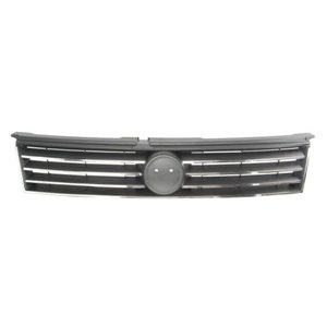 BLIC 6502-07-2027990Q - Front grille (hatchback, black/chrome, THATCHAM) fits: FIAT STILO 10.01-09.04