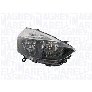 MAGNETI MARELLI 712105921110 - Headlamp R (halogen, H1/H7, electric, with motor, insert colour: black, indicator colour: orange)