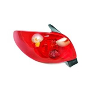DEPO 550-1931L-UE - Rear lamp L (P21/5W/P21W, indicator colour red, glass colour red) fits: PEUGEOT 206 Hatchback 02.03-04.09
