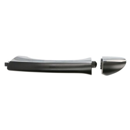 BLIC 6010-02-034403P - Door handle rear L (external, black primer coated/chrome) fits: MERCEDES E-KLASA W211 03.02-07.09