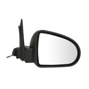 BLIC 5402-15-2001854P - Side mirror R (electric, aspherical, with heating, chrome, under-coated) fits: MITSUBISHI COLT VI 06.04-