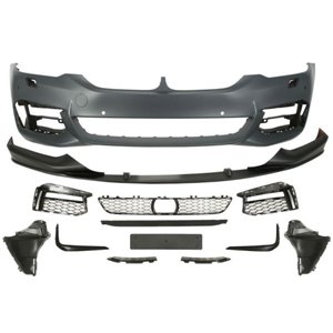 BLIC 5510-00-0068911KP - Bumper (front, with hole for radar; with valance, M PERFORMANCE, with grilles, with fog lamp holes, wit