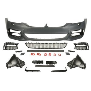 BLIC 5510-00-0068912KP - Bumper (front, with valance, M PERFORMANCE, with grilles, with fog lamp holes, with headlamp washer hol