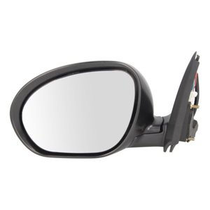 BLIC 5402-16-2001889P - Side mirror L (electric, embossed, chrome, electrically folding) fits: NISSAN JUKE I 06.10-07.14