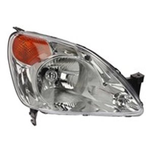 DEPO 217-1138R-LD-Y - Headlamp R (H4, mechanical, without motor, indicator colour: yellow) fits: HONDA CR-V II 09.01-12.04