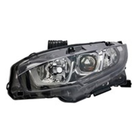 TYC 20-15264-26-2 - Headlamp L (H11/HB3/LED, electric, with motor) fits: HONDA CIVIC X 12.15-12.18