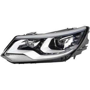 HELLA 1ZT 010 748-091 - Headlamp L (bi-xenon/LED, D3S/H7/LED/PSY24W, electric, with motor, insert colour: chromium-plated) fits: