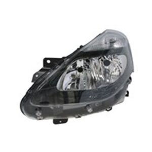 VALEO 044047 - Headlamp L (halogen, H7/W5W, electric, without motor, insert colour: black, indicator colour: transparent) fits: 