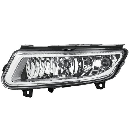 HELLA 1ND 010 377-011 - Fog lamp front L (H8/P21W, with curve lights with daytime running lights) fits: VW POLO V 6R 06.09-05.1