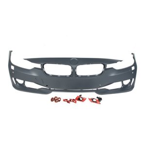 BLIC 5510-00-0063908Q - Bumper (front, with fog lamp holes, with headlamp washer holes, number of parking sensor holes: 6, for p