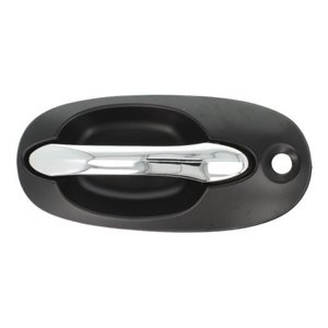 BLIC 6010-53-012402P - Door handle front R (external, with lock hole, chrome/for painting) fits: KIA CARNIVAL I 08.99-06.07