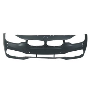 BLIC 5510-00-0063919P - Bumper (front, LUXURY, with headlamp washer holes, with parking sensor holes, for painting) fits: BMW 3 