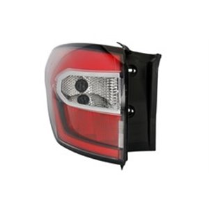 TYC 11-14712-26-9 - Rear lamp L (external, LED, glass colour red, position lights in the upper part of the lamp; STOP light in t