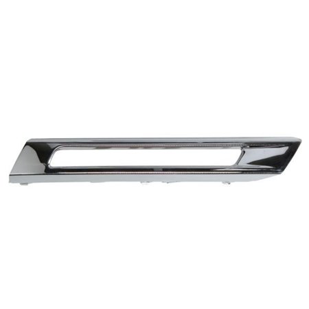 BLIC 6502-07-3539922P - Front grille strip R (with daytime running lights holes, chrome) fits: MERCEDES M/ML-KLASA W166 06.11-03