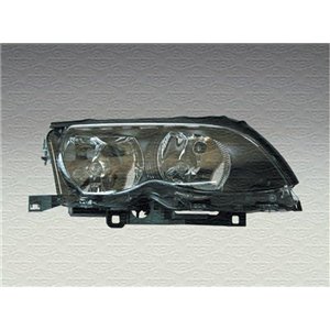 MAGNETI MARELLI 710301177202 - Headlamp R (halogen, H7/H7, electric, with motor, insert colour: black) fits: BMW 3 E46 06.01-09.