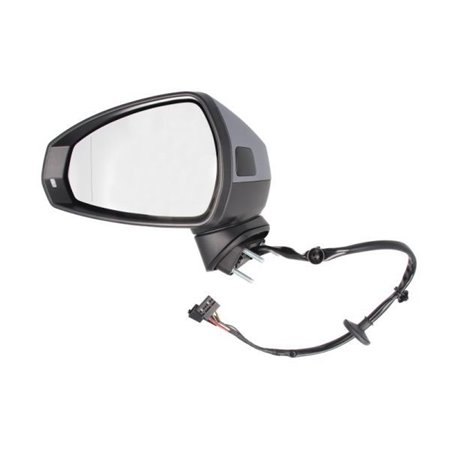 BLIC 5402-25-2001029P - Side mirror L (electric, aspherical, with heating, chrome, under-coated) fits: AUDI A3 8V 04.12-05.20