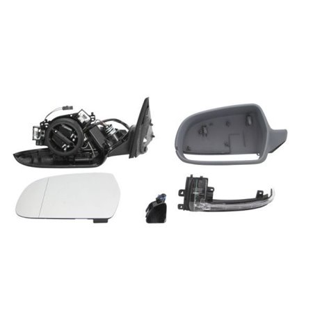 BLIC 5402-25-039335P - Side mirror L (electric, aspherical, with heating, under-coated) fits: AUDI A5 8T 01.06-07.16