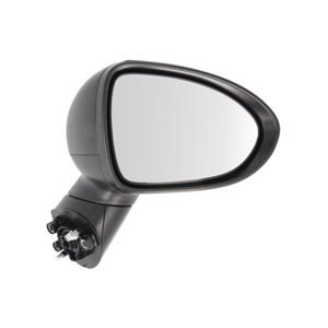 BLIC 5402-53-2001556P - Side mirror R (electric, embossed, with heating, chrome, under-coated, electrically folding) fits: KIA R