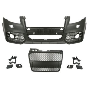 BLIC 5510-00-0028901KP - Bumper (front, RS Type, with grilles, with fog lamp holes, with headlamp washer holes, black/for painti