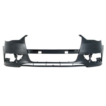 BLIC 5510-00-0027907Q - Bumper (front, with headlamp washer holes, number of parking sensor holes: 4, for painting, TÜV) fits: A
