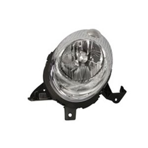 TYC 20-0308-05-2 - Headlamp L (H4, electric, without motor, insert colour: chromium-plated) fits: NISSAN MICRA III K12 01.03-06.