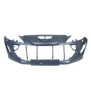 BLIC 5510-00-5519901P - Bumper (front, with fog lamp holes, with headlamp washer holes, for painting) fits: PEUGEOT 308 I 09.07-