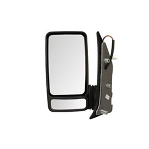 SPJ E-1073 - Side mirror L (electric, embossed, with heating, short) fits: IVECO DAILY III