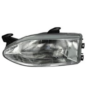 TYC 20-5424-08-2 - Headlamp L (H4, electric, without motor, insert colour: black) fits: FIAT PALIO, SIENA