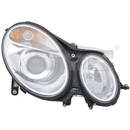TYC 20-0626-05-2 - Headlamp L (H7/H7, electric, with motor, insert colour: silver) fits: MERCEDES E T-MODEL (S211), E (VF211), E