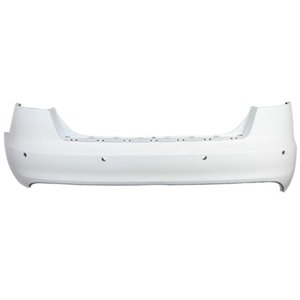 BLIC 5506-00-0031952P - Bumper (rear, with parking sensor holes, for painting) fits: AUDI A6 C6 Saloon 10.08-08.11