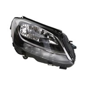 TYC 20-15011-06-2 - Headlamp R (H7/H7/LED, electric, with motor, insert colour: black) fits: MERCEDES C-KLASA W205 12.13-12.18