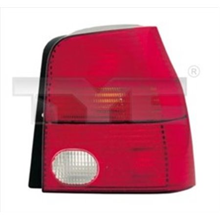 TYC 11-0573-01-2 - Baklykta R (blinkerfärg orange, glasfärg röd) passar: VW LUPO Hatchback 09.98-07.05