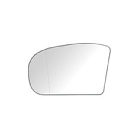 ULO 3037022 - Side mirror glass L (aspherical, with heating, white) fits: MERCEDES C-KLASA W203 05.00-04.04