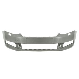 BLIC 5510-00-7515906Q - Bumper (front, with headlamp washer holes, for painting, TÜV) fits: SKODA FABIA III 12.14-03.18