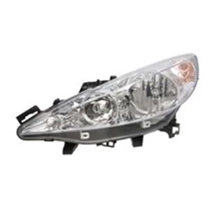 VALEO 043238 - Headlamp L (halogen, H1/H7/W5W, electric, with motor, indicator colour: transparent) fits: PEUGEOT 207 02.06-09.1