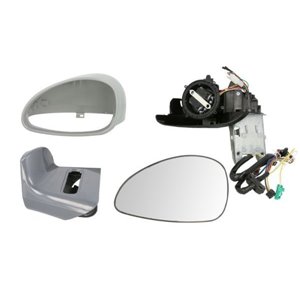 BLIC 5402-21-026365P - Side mirror L (electric, embossed, with heating, under-coated, electrically folding) fits: CITROEN C4 I 1