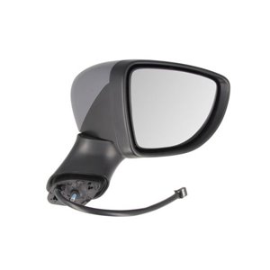 BLIC 5402-09-2002130P - Side mirror R (electric, embossed, with heating, chrome, under-coated, electrically folding, with temper