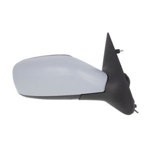 BLIC 5402-09-2002168P - Side mirror R (electric, embossed, chrome, under-coated, electrically folding) fits: RENAULT LAGUNA II 0