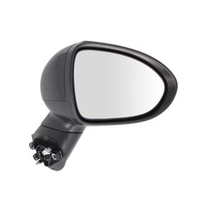 BLIC 5402-53-2001554P - Side mirror R (electric, embossed, with heating, chrome, under-coated) fits: KIA RIO III 09.11-12.16