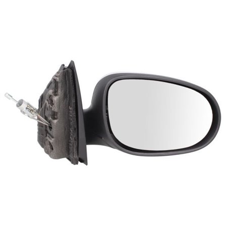 BLIC 5402-23-2001588P - Side mirror R (mechanical, embossed, chrome, under-coated) fits: LANCIA YPSILON 05.11-