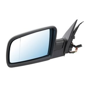 BLIC 5402-04-1191825 - Side mirror L (electric, aspherical, with heating, blue, under-coated) fits: BMW 5 E60, E61 07.03-12.10