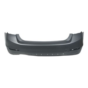 BLIC 5506-00-0063951P - Bumper (rear, LUXURY/MODERN/SPORT, for painting, with a cut-out for exhaust pipe: two) fits: BMW 3 F30, 