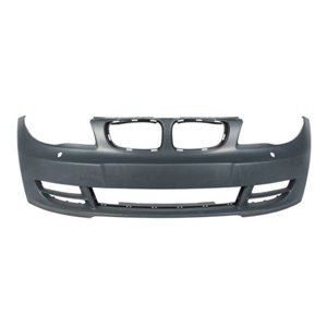 BLIC 5510-00-0085906P - Bumper (front, with fog lamp holes, with headlamp washer holes, for painting) fits: BMW 1 E81, E87 03.07