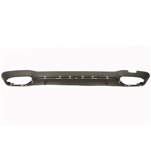5511-00-3531970P Bumper valance rear (black, with a cut out for exhaust pipe: two)