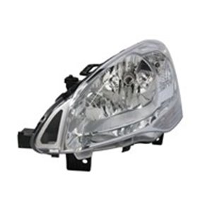 VALEO 043778 - Headlamp L (halogen, H4/W5W, electric, with motor, insert colour: chromium-plated, indicator colour: transparent)