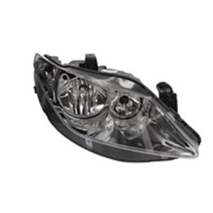 TYC 20-11971-25-2 - Headlamp R (H7/H7, electric, without motor, insert colour: chromium-plated) fits: SEAT IBIZA IV, IBIZA IV SC