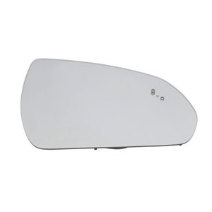 BLIC 6102-20-1966374P - Side mirror glass R (embossed, with heating, chrome, with blind spot assist) fits: HYUNDAI i30 PD 02.17-