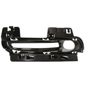 BLIC 6502-07-3206914SP - Front bumper cover R (SRT, with fog lamp holes, with daytime running lights holes, plastic, black gloss