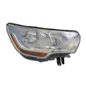 TYC 20-12943-05-2 - Headlamp R (H1/H7/P21, electric, with motor, insert colour: chromium-plated) fits: CITROEN C4 II 11.09-01.15